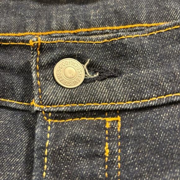 LEVI’S Men’s 501 Dark Wash Button-Fly Jeans, W40 L30 - Picture 3 of 12